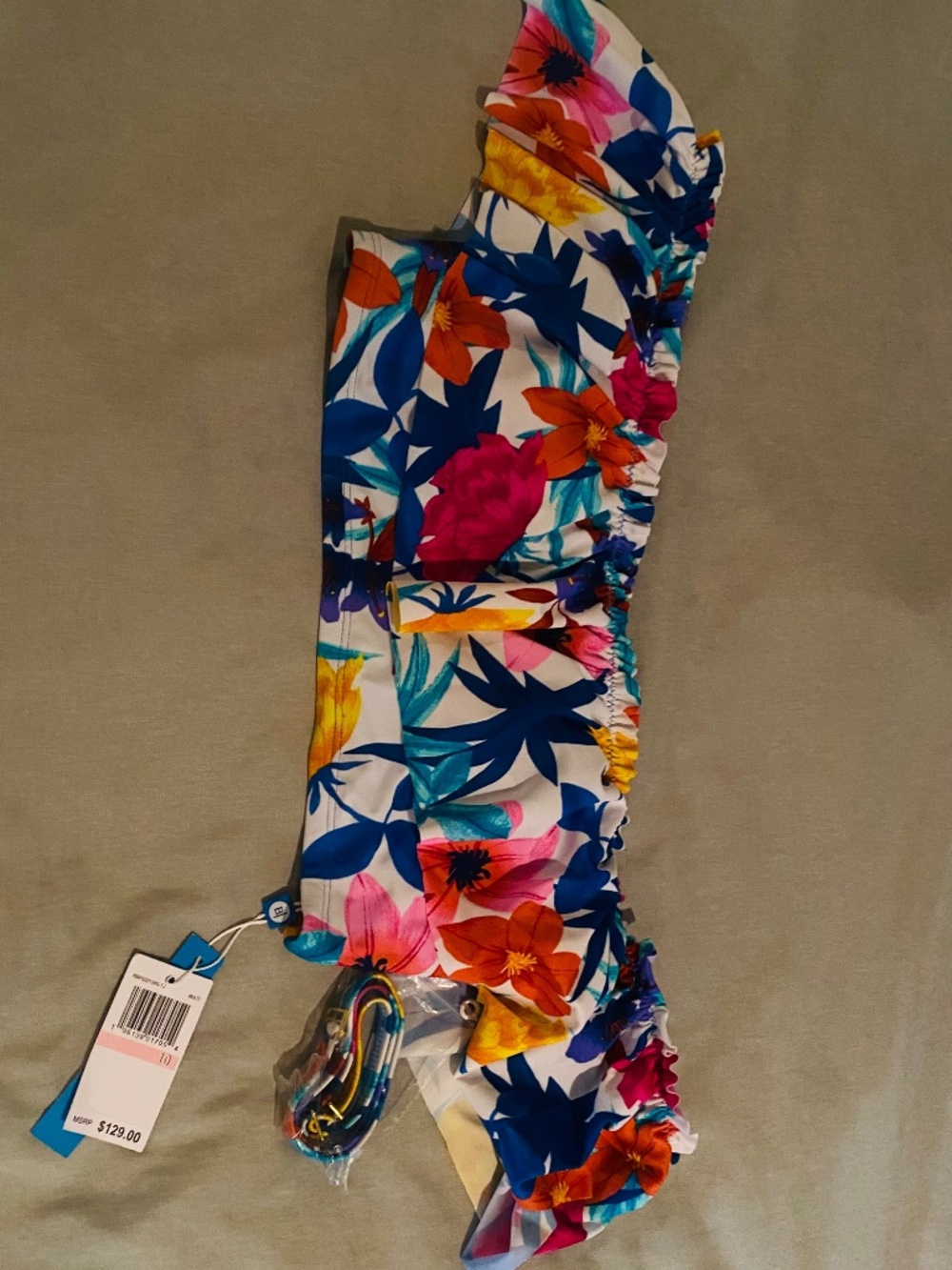 Bleu Rod Beattie Bikini Top floral size L - Picture 1 of 4